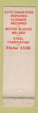 Matchbook Cover - Universal Metal Welding Buffalo NY WEAR
