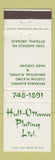Matchbook Cover - Hull Ottawa Plating Ottawa ON