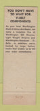Matchbook Cover - Worthing Multi V Dries Battle Creek MI