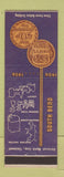 Matchbook Cover - South Bend Tools Lathes IN 1956 milling machine