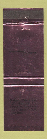 Matchbook Cover - Kaiser Refractories Periclase WEAR