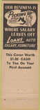 Matchbook Cover - Superior Loan Service Birmingham AL