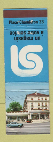 Matchbook Cover Un Magasin a Votre WEAR Industrial Store Lausanne Switzerland