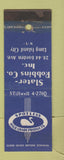 Matchbook Cover - Slater Robbins Products Long Island City NY WORN