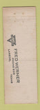 Matchbook Cover - Samsco San Antonio TX Plumbing Supply