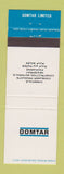 Matchbook Cover - Domtar Limited Chemical Canada