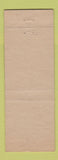 Matchbook Cover - Curlee Men's Clothes The Hub Butler PA