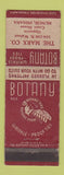 Matchbook Cover - Botany 500 Men's Clothes Marx Muncie IN WEAR