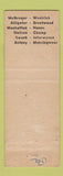 Matchbook Cover - Kemmerer's Men's Clothes Emmaus PA WEAR