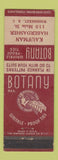 Matchbook Cover - Botany 500 Men's Clothes Kaufman Woonsocket RI