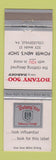 Matchbook Cover - Botany 500 Men's Clothes Power's Collegeville PA