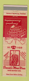 Matchbook Cover - David's Men's Clothes Cleveland OH Botany 500