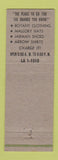 Matchbook Cover - David's Men's Clothes Cleveland OH Botany 500