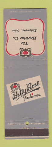 Matchbook Cover - Betty Rose Women's Clothes Heseltine Delaware OH