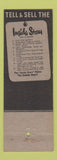 Matchbook Cover - Betty Rose Women's Clothes Batterson Muscatine IA