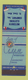Matchbook Cover - Clubfello Men's Clothes Suits Metzroth St Cloud MN