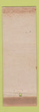Matchbook Cover - Curlee Men's Clothes Drummright's Cisco TX? WEAR