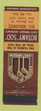 Matchbook Cover - Botany 500 Men's Clothes Max Moscowitz New York City