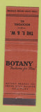 Matchbook Cover - Botany Men's Clothes E&W Rockford IL