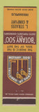 Matchbook Cover - Botany 500 Men's Clothes L Strauss Indianapolis IN