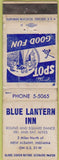 Matchbook Cover - Blue Lantern Inn Restaurant New Albany IN