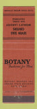 Matchbook Cover - Botany Men's Clothes Seven Seas Centers San Diego CA #1