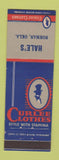 Matchbook Cover - Curlee Men's Clothes Hale's Norman OK