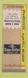 Matchbook Cover - Capps Clothes Men's Nerad & Reshan Racine WI