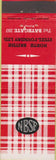 Matchbook Cover - North British Steel Foundry tartan plaid