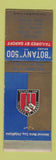 Matchbook Cover - Botany 500 Men's Clothes Hallum's Athens TX WEAR