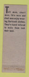 Matchbook Cover - Bartunek's Men's Clothes Cleveland OH