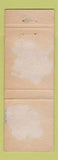 Matchbook Cover - Burleigh Men's Clothes UK England POOR BACK
