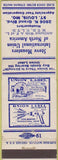 Matchbook Cover - Stove Mounters Union Label St Louis MO