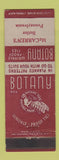 Matchbook Cover - Botany 500 Men's Clothes McCarren's Butler PA