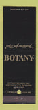Matchbook Cover - Botany Men's Clothes New York City