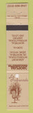 Matchbook Cover - La Promenade Versabec Dorval Montreal QC WEAR 12 Strike