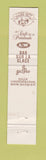 Matchbook Cover - La Promenade Versabec Dorval Montreal QC WEAR 12 Strike
