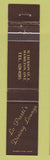 Matchbook Cover - Lo Presti's Dining Lounge Hamilton ON 12 Strike