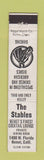 Matchbook Cover - The Stables Restaurant Hemet CA 12 Strike