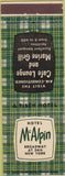 Matchbook Cover - McAlpin Cafe Lounge New York City NY