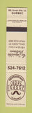 Matchbook Cover - Restaurant Chez Peppe Quebec QC 12 Strike