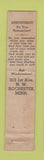 Matchbook Cover - North Star Bar Rochester MN ARROW WORN 12 Strike
