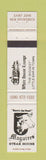 Matchbook Cover - Maguires' Steak House St John NB 12 Strike