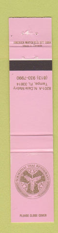 Matchbook Cover - Sukhothai Thai Restaurant Tampa FL 12 Strike