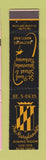 Matchbook Cover - Marylander Restaurant Baltimore MD 12 Strike