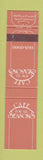 Matchbook Cover - Cafe for All Seasons San Francisco CA 12 Strike