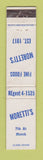 Matchbook Cover - Moretti's Restaurant Elmira NY WEAR 12 Strike