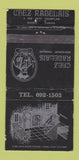 Matchbook Cover - Chez Rabelais French Restaurant Quebec QC WEAR 30 Strike