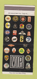 Matchbook Cover - VIP Motors Vitesse St Petersburg FL parts WEAR 30 Strike