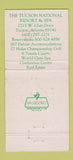 Matchbook Cover - Tucson National Resort Spa AZ WEAR 30 Strike